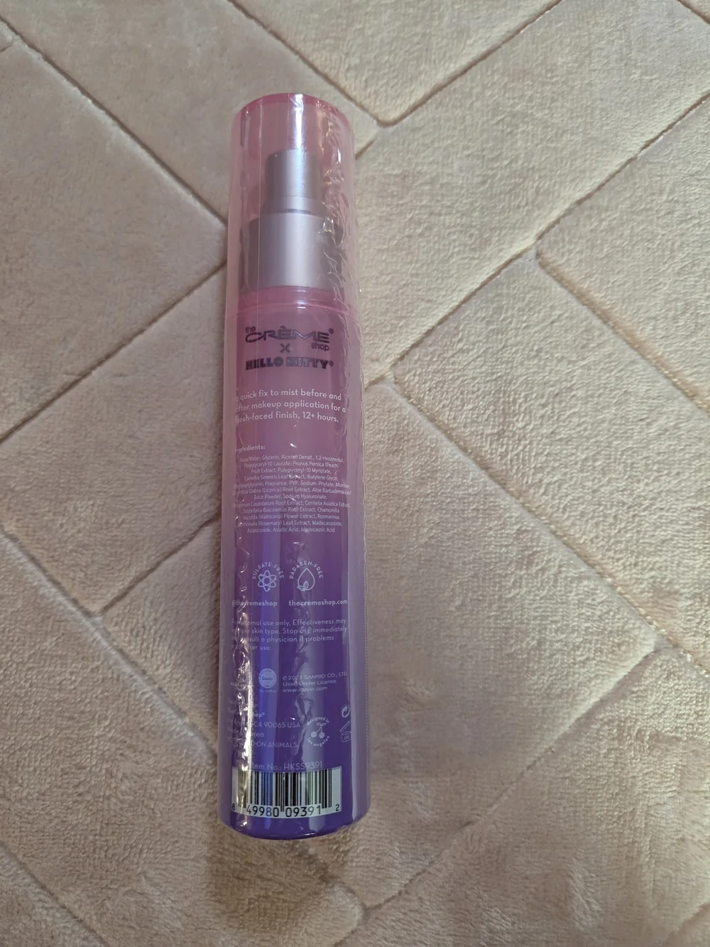 Hello Kitty Pink & Purple Makeup Perfecting Mist